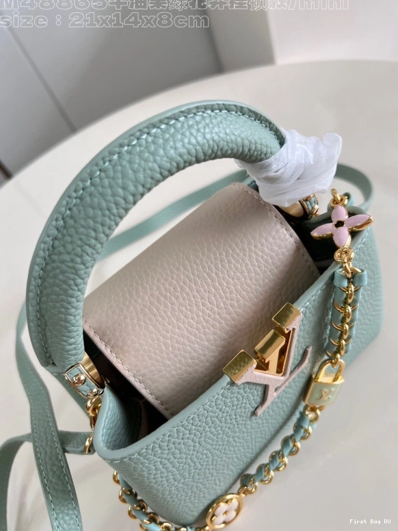 First bags ru reviews LOUIS MINI-21*14*8CM VUITTON CAPUCINES 0713